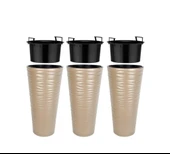 Omnipazar SO-KVT2 Kumsal Vazo Saksı Takımı 85 Litre Mocha 3 Adet thumbnail 1