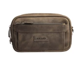 Guard Kahve Crazy Hakiki Deri Şifreli El Çantası Erkek / Kadın P1692 thumbnail 1