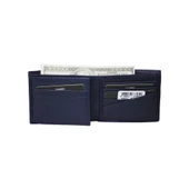 Guard Lacivert Hakiki Deri Erkek Cüzdanı P777 thumbnail 3