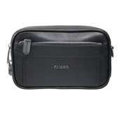 Guard Kristal Siyah Hakiki Deri Şifreli El Çantası Erkek / Kadın P1692 thumbnail 1