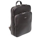 Guard Kahve Yatay Hakiki Deri Sırt Çantası Erkek P1928 thumbnail 2