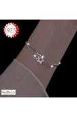 Starwhirl Yıldızlı Gümüş Bileklik Sevgililer günü , annenize verilecek en güzel gümüş hediyesi - 1