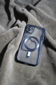 İphone 11 Uyumlu Magsafeli Kamera Koruyuculu Silikon Kılıf - 1