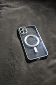 İphone 11 Uyumlu Magsafeli Kamera Koruyuculu Silikon Kılıf - 1