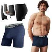 Yohannes Club, Erkek Özel Seperatörlü Pamuklu Boxer, Renk Seçenekli, Tekli Paket thumbnail 5