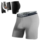 Yohannes Club, Erkek Özel Seperatörlü Pamuklu Boxer, Renk Seçenekli, Tekli Paket thumbnail 2