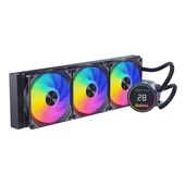 Dark Freezer W362 2025 Edition ARGB 360mm AM5/1851P Siyah İşlemci Sıvı Soğutucu thumbnail 1