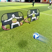Çok Fonksiyonlu 2'si 1 Arada Mini Futbol Kale Seti Açık ve Kapalı Antrenman Kalesi CKS-153 - 1