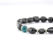 Oltu Taşı ve Tekli Akik Bileklik thumbnail 1
