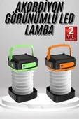 Kamp Feneri Lambası Solar Güneş Enerji Portatif Işıldak Şarjlı thumbnail 2