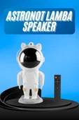 Gece Lambası Astronot Bluetooth Hoparlörlü Galaksi Işık Projektörü thumbnail 2