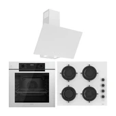 Ferre Fryart Artline QEP63CB - CS206-FA - D078-SA 7 Prog. Dijital Turbo Ank. Set - Beyaz - 1
