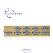 8 Port VGA Switch 8 Cihaz 1 Monitör 8 Kasa 1 Monitör Seçmeli Switch thumbnail 2