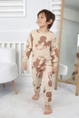 Cute Michey Çizgi Yüzler Desenli Erkek Çocuk Pijama Takımı thumbnail 3