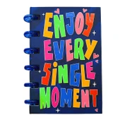 NotYaz A6 100 Yaprak Bloknot Post-It Destekli-Enjoy Every Single Moment thumbnail 1