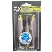 Daiwa Duckfin Live Shad 10cm 7Gr 3 Adet Silikon Yem  Purple Ghost - 1
