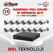Dahua 14 Kameralı Full Color İp Güvenlik Kamera Seti thumbnail 1