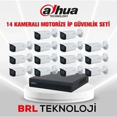 Dahua 14 Kameralı 2 Mp Motorize Ip Güvenlik Kamera Seti - 1