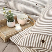 Schafer Home Loria Yatak Örtüsü Nevresim Seti 7 Parça-Bej - 8