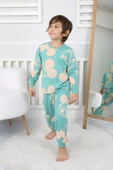Cute Michey Çizgi Yüzler Desenli Erkek Çocuk Pijama Takımı thumbnail 10