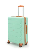 Copella Polipropilen & Kırılmaz 2'li Valiz Seti Büyük & Kabin - Su Yeşili - 2
