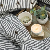 Schafer Home Loria Yatak Örtüsü Nevresim Seti 7 Parça-Antrasit - 8