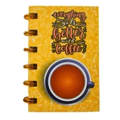 NotYaz A6 100 Yaprak Bloknot Post-It Destekli-Coffie thumbnail 1