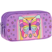 Kaukko Kıds 3 Bölmeli Kalem Çantası (layer Butterfly)krn-L8248 - 1