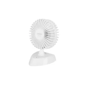 Everest EFN-504 Beyaz Taşınabilir Masaüstü USB Fan - 1