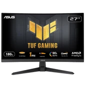 ASUS TUF GAMING VG27VQ3B 27" 180Hz 1ms HDMI DP Adaptive Sync FHD Fast VA Curved Gaming Monitör thumbnail 1