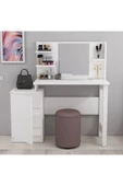 Meltem Çelik - BMdekor Makyaj Masası Cenny Beyaz - 3