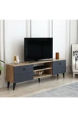 Meltem Çelik - BMdekor Tv Sehpası Roma Atlantik Antrasit A01 160 Cm thumbnail 1