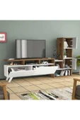 BMdekor Tv Ünitesi Beyaz Ceviz 177 Cm thumbnail 2