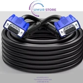 60 Metre VGA Kablo 60 Metre 15 Pin Erkek Erkek Kablo thumbnail 1