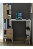 BMdekor Çalışma Masası Artema Beyaz Ceviz - 2