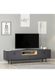 Meltem Çelik - BMdekor Tv Sehpası Doğal Antrasit thumbnail 1