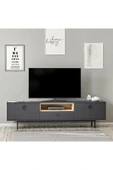 Meltem Çelik - BMdekor Tv Sehpası Doğal Antrasit thumbnail 2