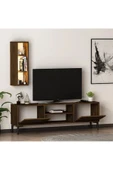Meltem Çelik - BMdekor TV Ünitesi Cunda Ceviz LED Işıklı 150 cm thumbnail 3