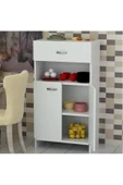 BMdekor Beyaz Çok Amaçlı Dolap - 3