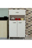 BMdekor Beyaz Çok Amaçlı Dolap - 1