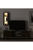Meltem Çelik - BMdekor TV Ünitesi Cunda Ceviz LED Işıklı 150 cm thumbnail 2