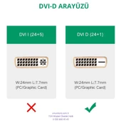 VGA USB To Dvı-D 24+1 Dişi Görüntü Aktarma Kablosu - 2