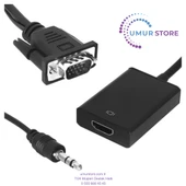 VGA To HDMI Dönüştürücü Kablo thumbnail 1