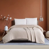 Schafer Home Sofia Müslin Pike 200x220 Cm-Bej - 1