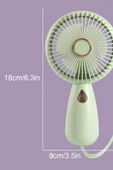 Şarjlı Sessiz Güçlü El Fanı Mini Taşınabilir USB Vantilatör 5 Pervaneli Fan - 2