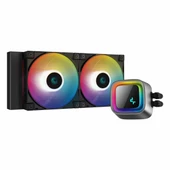 DeepCool LS520 ARGB 240mm AM5/1851P Siyah İşlemci Sıvı Soğutucu - 1