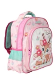 MUST 584995 Dişşi Geyik Anaokulu Sırt Çantası-Pembe-Beyaz - 3