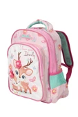 MUST 584995 Dişşi Geyik Anaokulu Sırt Çantası-Pembe-Beyaz - 1