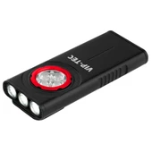 Vip-Tec VT891203 1000 Lümen Şarjlı Alüminyum Gövde  Slim Cep Feneri thumbnail 1