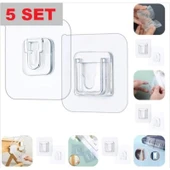 Geçmeli Klips Eşya Sabitleme Askısı 5 Set - 1